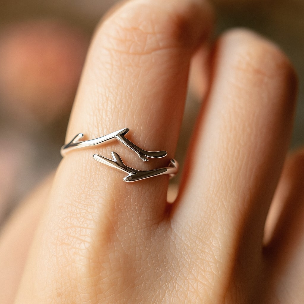 Willow Branch Adjustable Ring — Strength in Every Curve