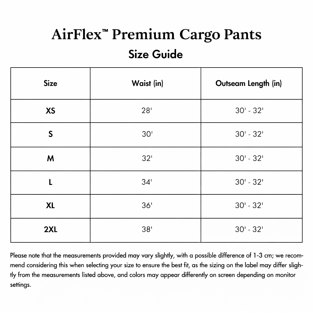 AirFlex™ Premium Cargo Pants — Lightweight Comfort & Urban Performance