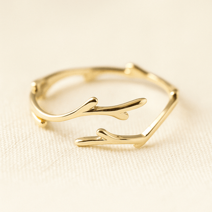 Willow Branch Adjustable Ring — Strength in Every Curve