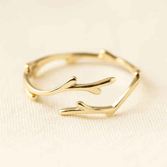 Willow Branch Adjustable Ring — Strength in Every Curve