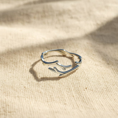 Willow Branch Adjustable Ring — Strength in Every Curve