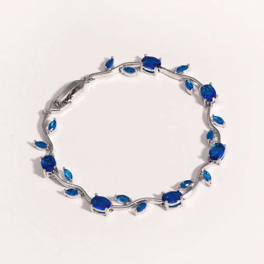 Crystal Bloom Bracelet — Radiant Gem Collection