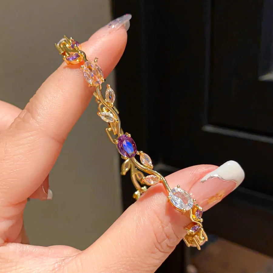 Crystal Bloom Bracelet — Radiant Gem Collection