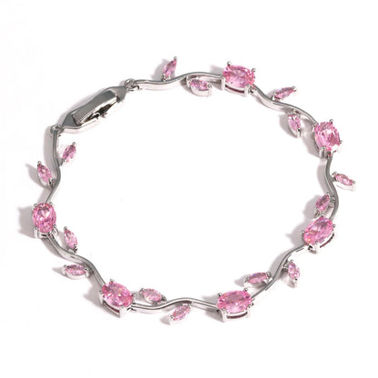 Crystal Bloom Bracelet — Radiant Gem Collection