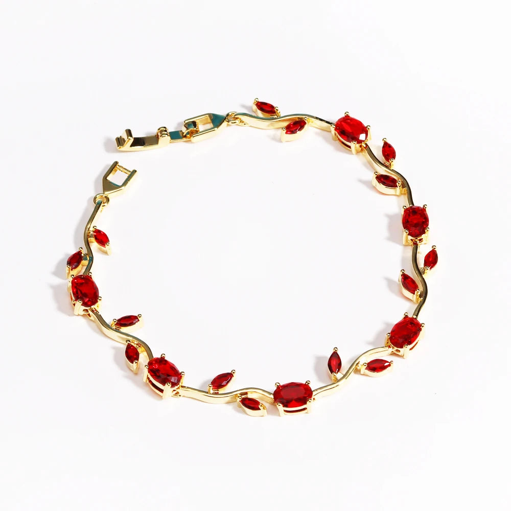 Crystal Bloom Bracelet — Radiant Gem Collection