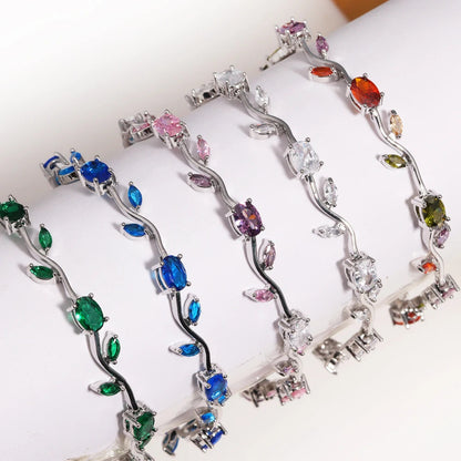 Crystal Bloom Bracelet — Radiant Gem Collection