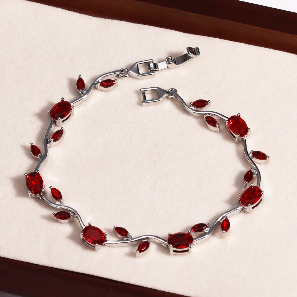Crystal Bloom Bracelet — Radiant Gem Collection