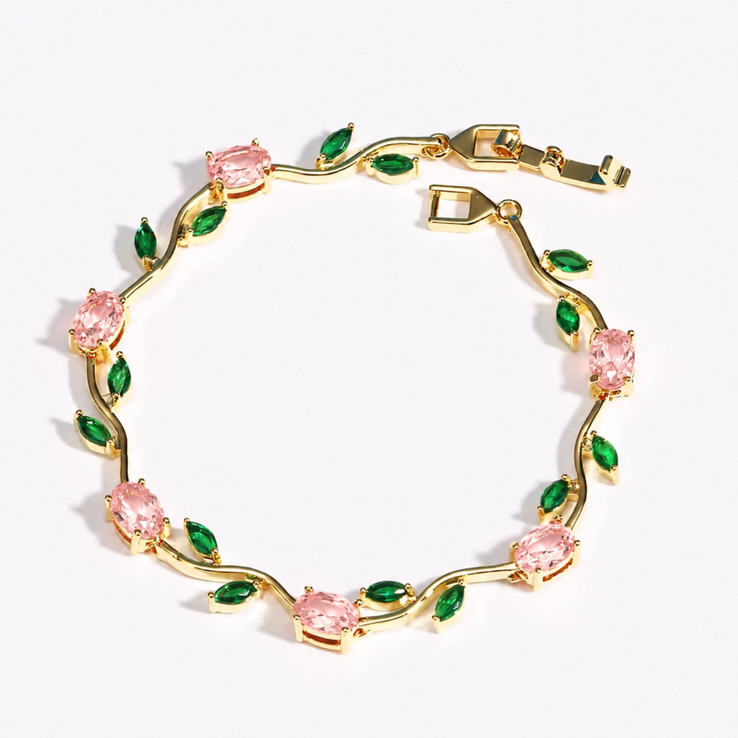 Crystal Bloom Bracelet — Radiant Gem Collection