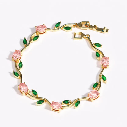 Crystal Bloom Bracelet — Radiant Gem Collection