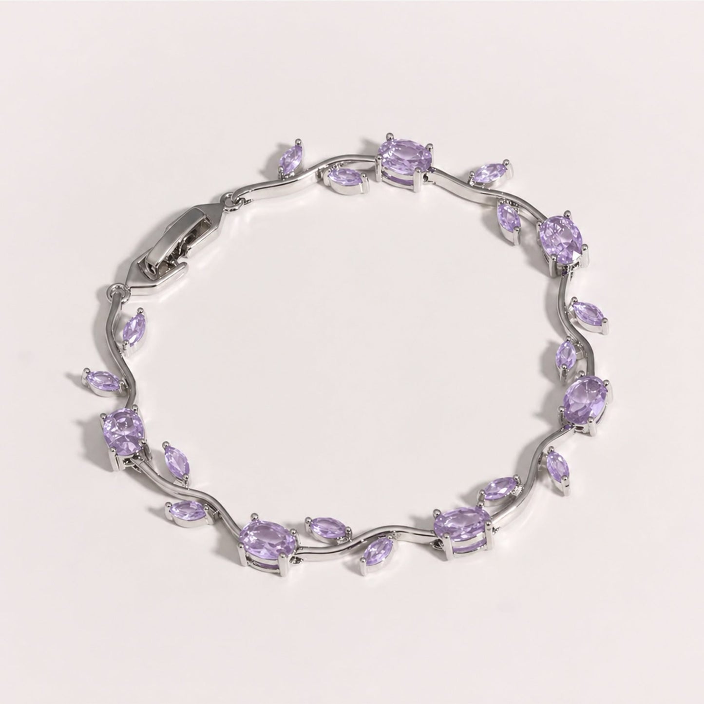 Crystal Bloom Bracelet — Radiant Gem Collection