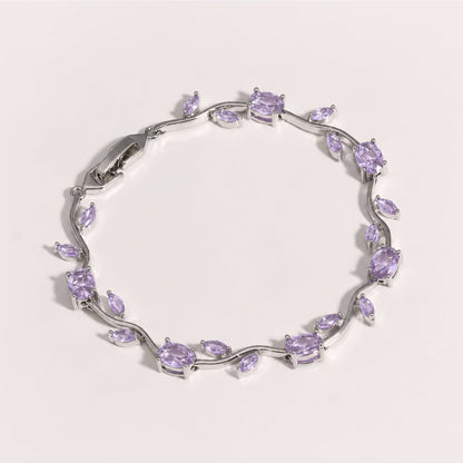 Crystal Bloom Bracelet — Radiant Gem Collection