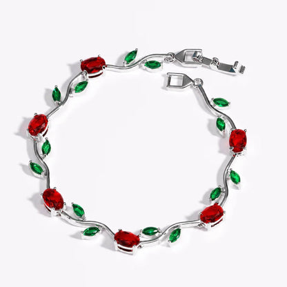 Crystal Bloom Bracelet — Radiant Gem Collection