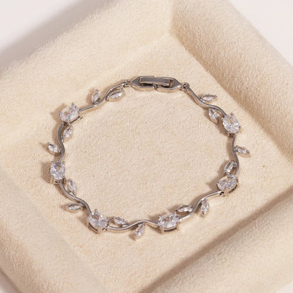 Crystal Bloom Bracelet — Radiant Gem Collection