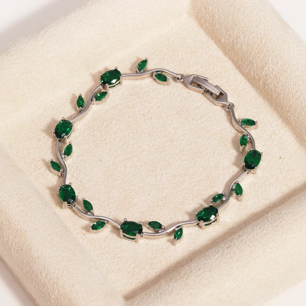 Crystal Bloom Bracelet — Radiant Gem Collection