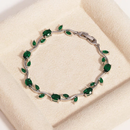 Crystal Bloom Bracelet — Radiant Gem Collection
