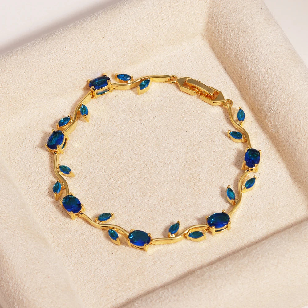 Crystal Bloom Bracelet — Radiant Gem Collection