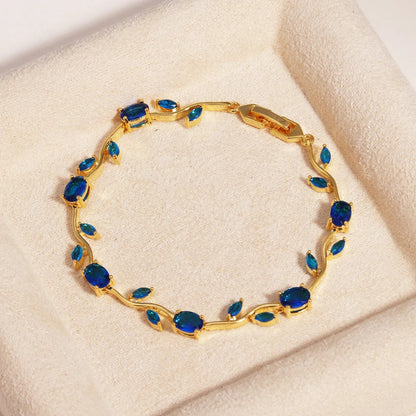 Crystal Bloom Bracelet — Radiant Gem Collection