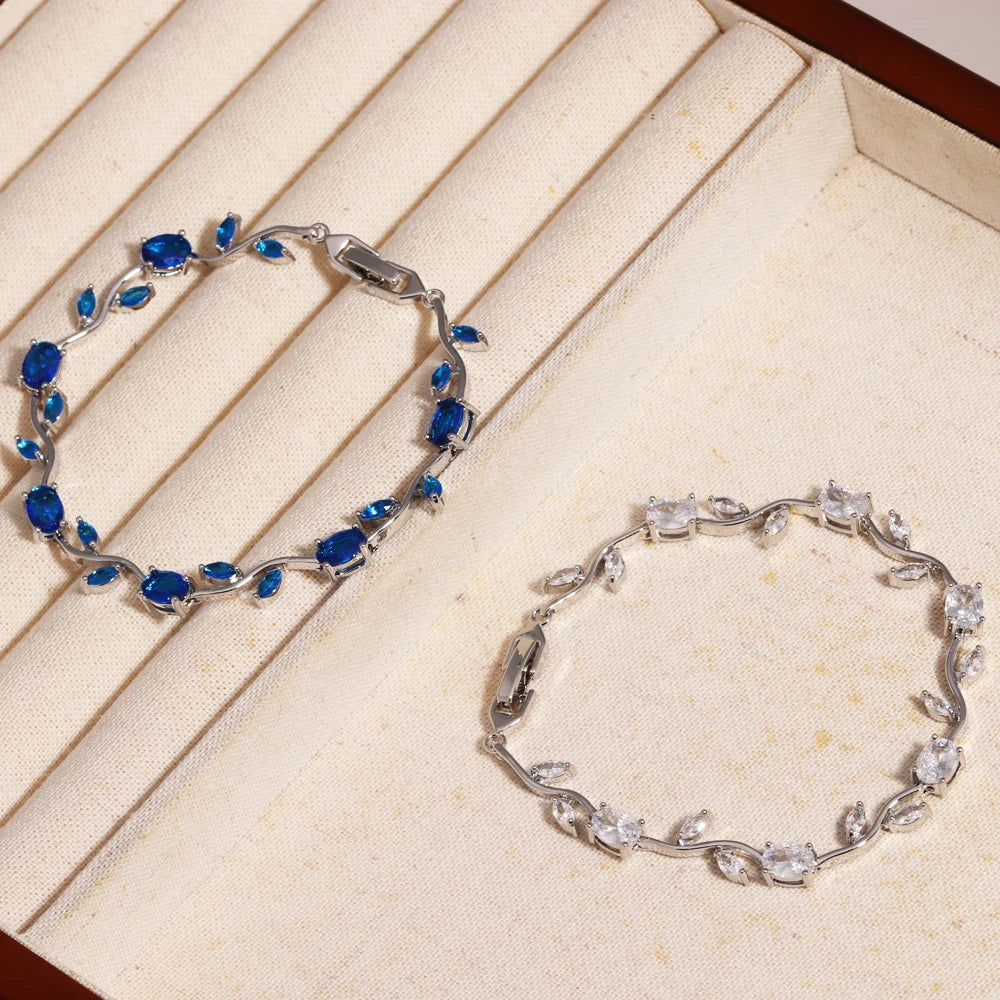 Crystal Bloom Bracelet — Radiant Gem Collection