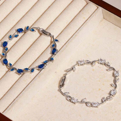 Crystal Bloom Bracelet — Radiant Gem Collection
