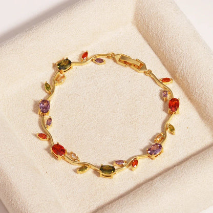 Crystal Bloom Bracelet — Radiant Gem Collection