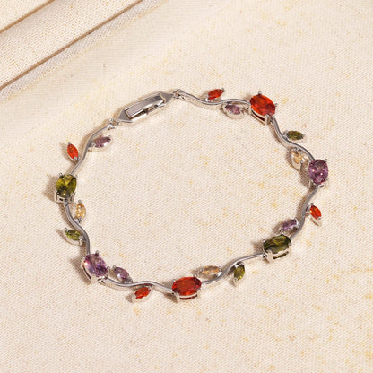 Crystal Bloom Bracelet — Radiant Gem Collection