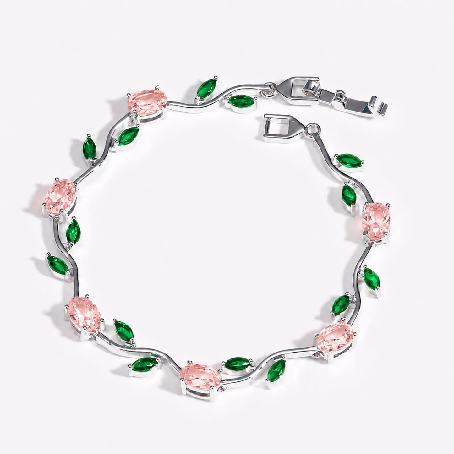 Crystal Bloom Bracelet — Radiant Gem Collection