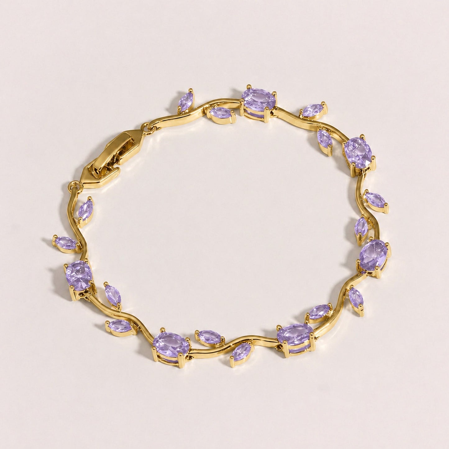 Crystal Bloom Bracelet — Radiant Gem Collection