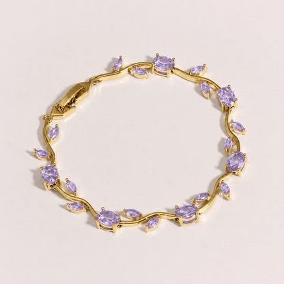 Crystal Bloom Bracelet — Radiant Gem Collection