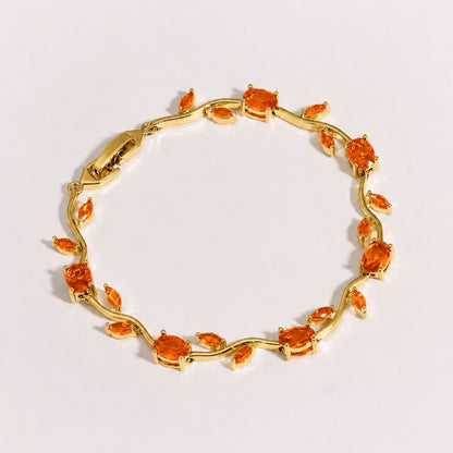 Crystal Bloom Bracelet — Radiant Gem Collection