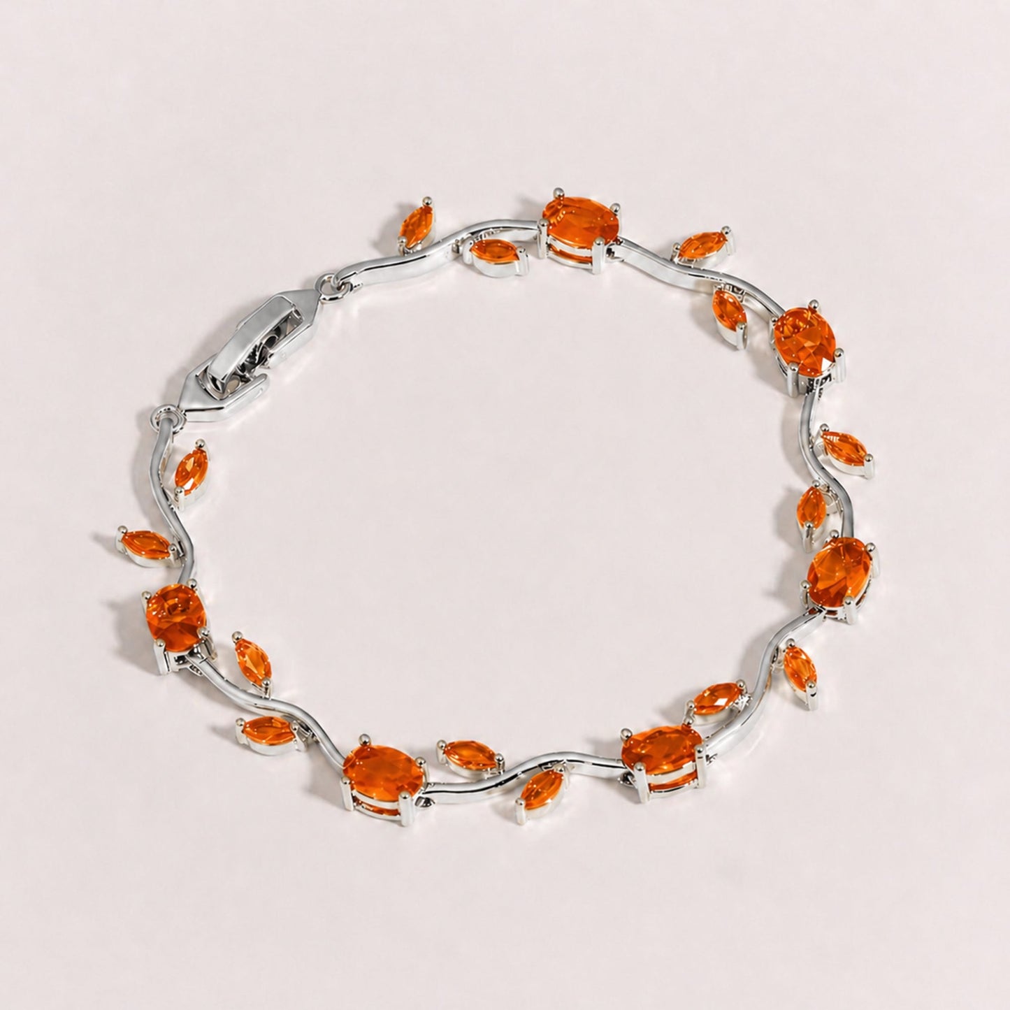 Crystal Bloom Bracelet — Radiant Gem Collection