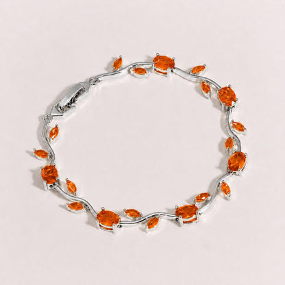 Crystal Bloom Bracelet — Radiant Gem Collection