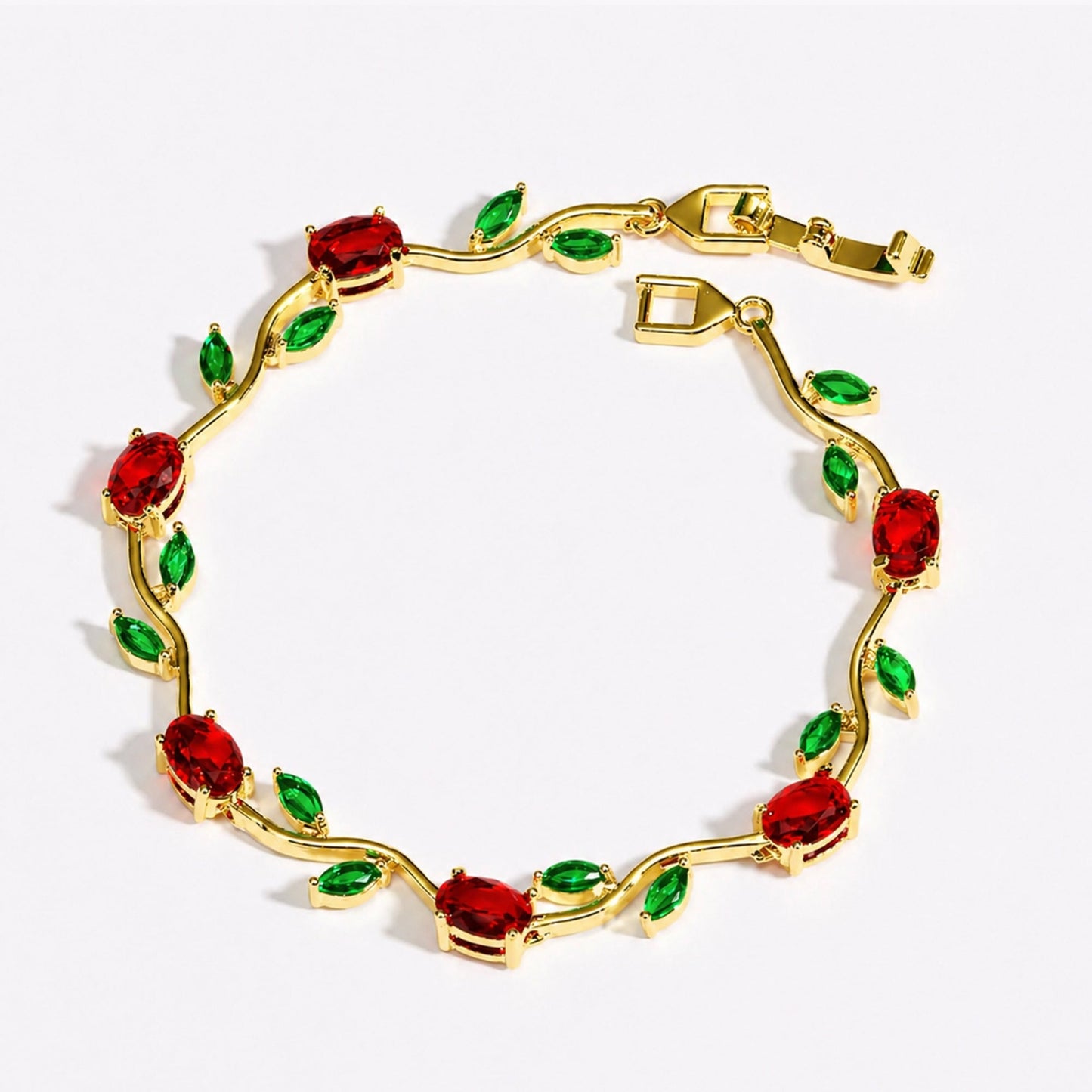 Crystal Bloom Bracelet — Radiant Gem Collection