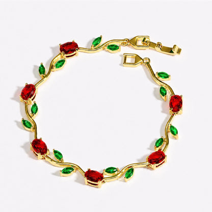 Crystal Bloom Bracelet — Radiant Gem Collection