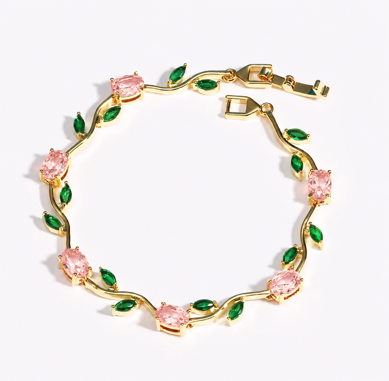 Crystal Bloom Bracelet — Radiant Gem Collection