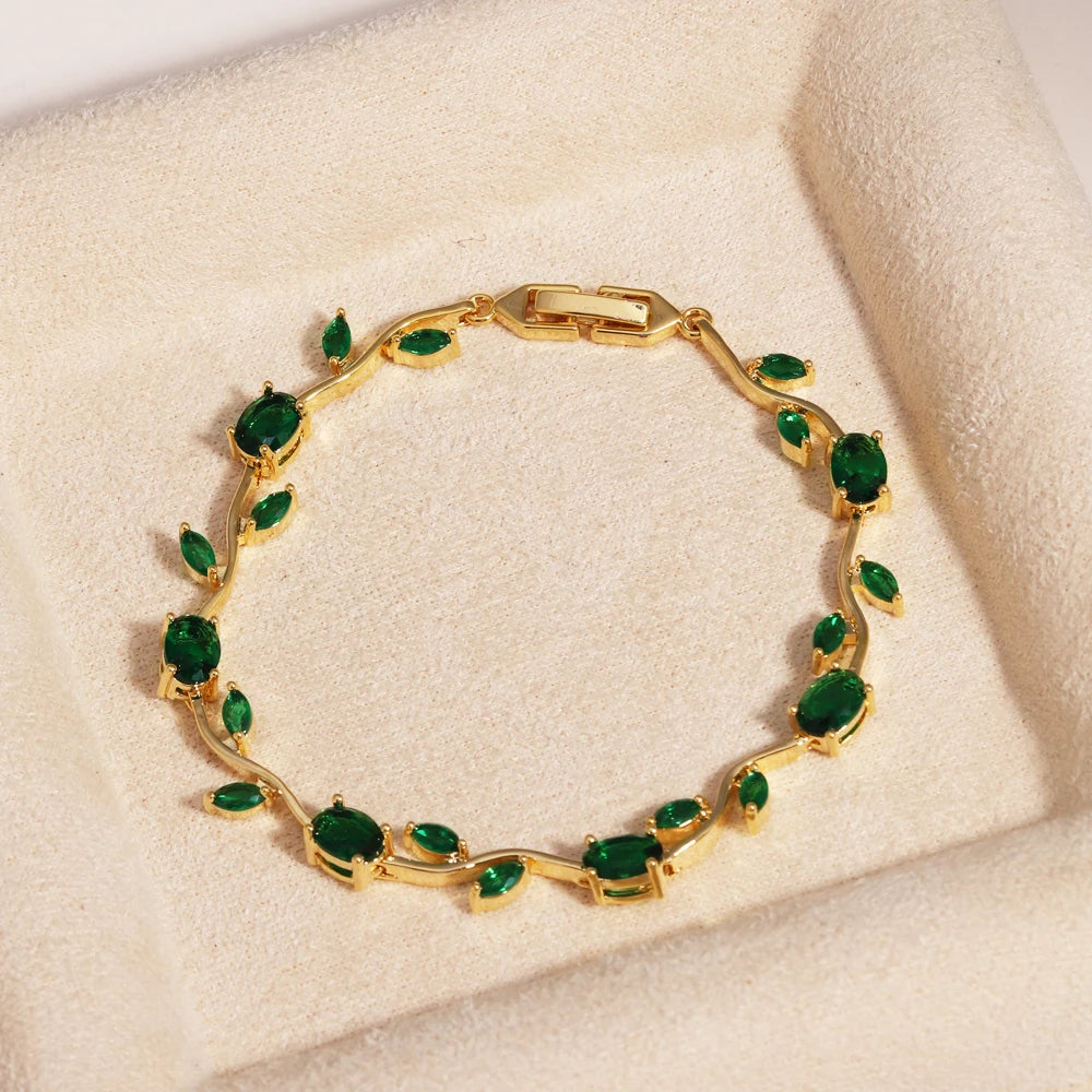 Crystal Bloom Bracelet — Radiant Gem Collection