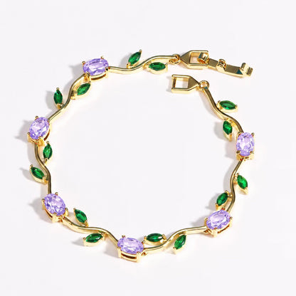Crystal Bloom Bracelet — Radiant Gem Collection