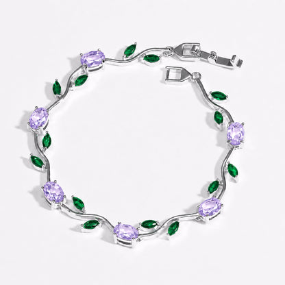 Crystal Bloom Bracelet — Radiant Gem Collection